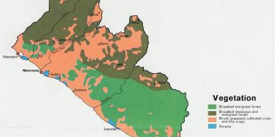 Liberya bitki Haritayı göster 